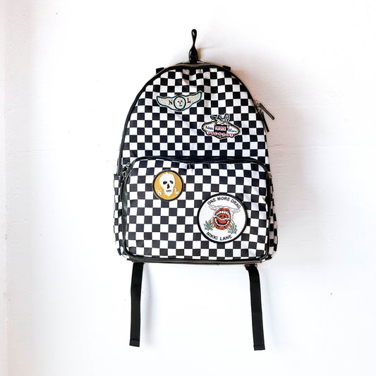 Checkerboard Patch Backpack