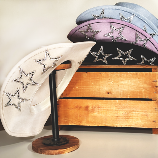 Star Embellished Cowboy Hat
