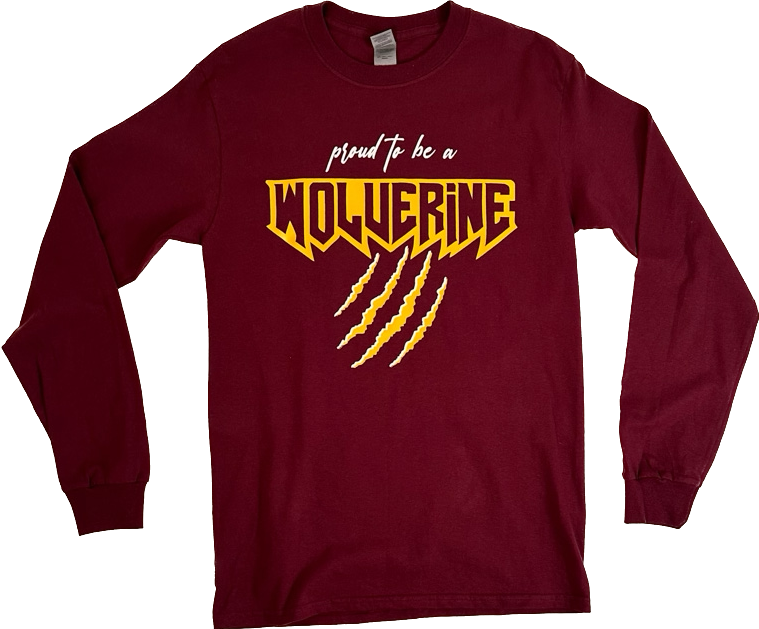 Proud To Be A Wolverine Longsleeve Tee