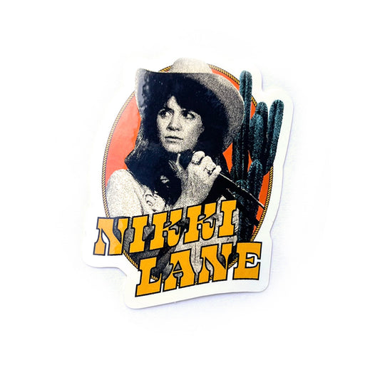 Nikki Lane Cactus Bumper Sticker